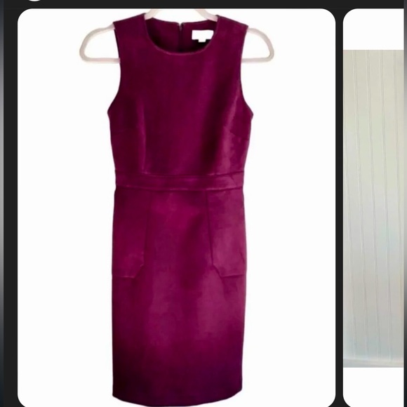 LOFT Dresses & Skirts - NWT Loft Faux Suede Dress. Size 2P